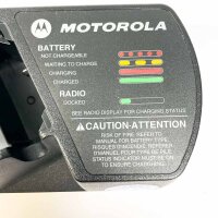 Motorola PMLN6685A, Multi-Unit-Akku-Ladegerät, 6 × 600 mA, Schwarz