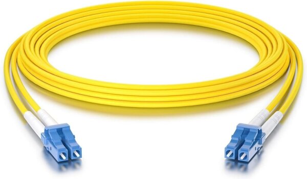 10Gtek OS2-LC-LC-D30M Glasfaser-Patchkabel, 30 m (100 ft), Singlemode-Duplex, 9/125 µm