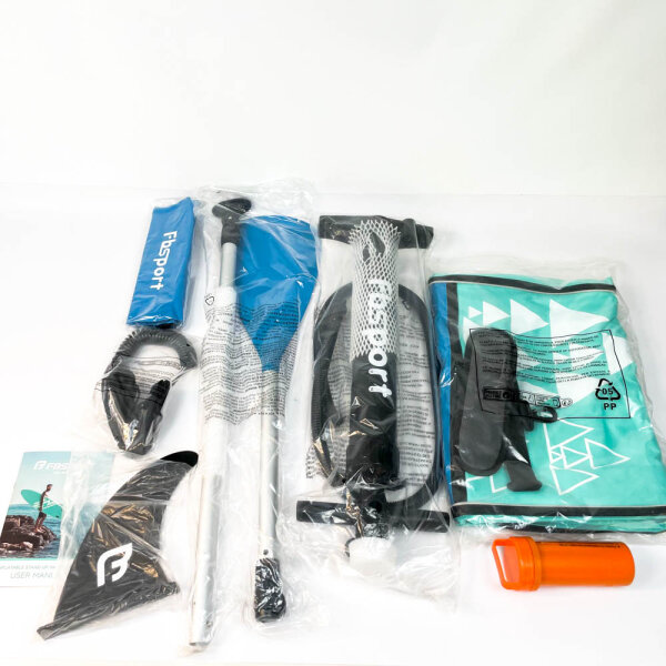 FBSPORT DN-03, aufblasbares Stand-Up-Paddle-Board, Seeblau