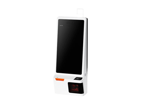 SUNMI K2 F4E02, 24 Zoll Self-Ordering-Kiosksystem K2 Android 13 mit GMS, 2D Scanner, 80mm Bondrucker