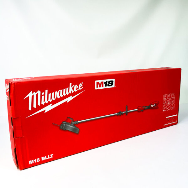 Milwaukee M18 BLLT-0 bürstenloser (Ohne Akku) Akku-Rasentrimmer zum Schneiden von Gras und Rasenkanten, 4933472218