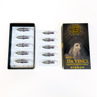 Bishop Da Vinci, DV2-0805RLLT, Rundliner Tattoo Kartuschen, 0.25 mm, (20 Stück), EXP 03.2030