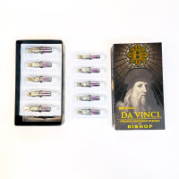 Bishop Da Vinci, DV2-1025CMLT, Curved-Mag Tattoo Kartuschen, 0,30 mm, 20 Stück, EXP 31.05.2030