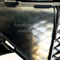 Mercedes-Benz A2058852501 Frontstoßfängerträger/Kühlergrill unten, Schwarz