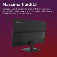 Lenovo ThinkVision S27-4e 27-Zoll-Full-HD-Profi-Monitor High-Fidelity-IPS 100 Hz Sichtschutz Schwarz