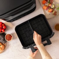 Cecotec Cecofry Dual 9000 Oil-Free Hot Air Fryer, 9 l, 2 Zones, 2850 W, Digital, 6 Modes