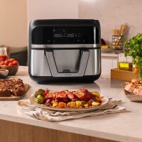 Cecotec Cecofry Dual 9000 Oil-Free Hot Air Fryer, 9 l, 2 Zones, 2850 W, Digital, 6 Modes