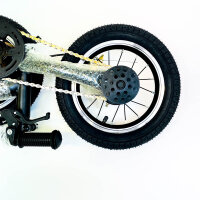 YBIKE, 2-in-1 childrens balance bike and childrens bicycle, 1–7 years, 12/14/16 inch, brake, pedals