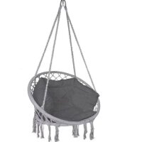 Vounot – Hanging chair, grey, with cushion –...