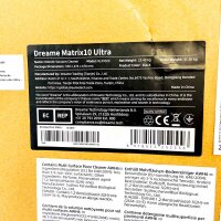 DREAME RLX95CE Matrix 10 Ultra vacuum mop robot, 30,000 Pa, 700 W, 0.31 l, 120 m², LDS, black