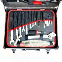 Gedore red ALLROUND tool case set, 138-piece, filled with tools for tradespeople and DIY enthusiasts, R46007138