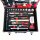 Gedore red ALLROUND tool case set, 138-piece, filled with tools for tradespeople and DIY enthusiasts, R46007138