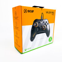 SCUF RGC0003 Valor Pro Kabel-Controller, Back-Paddles, Hall-Effekt-Sticks, Xbox Series X|S/One, PC, Schwarz