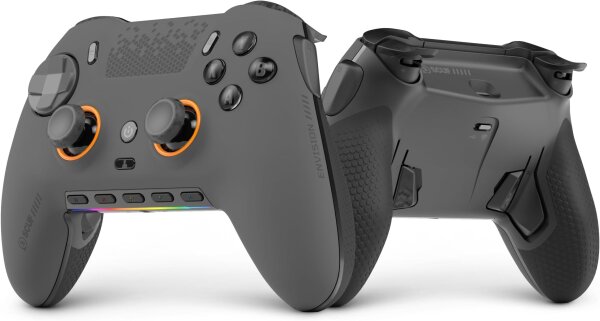SCUF SG601-02 Envision Pro Wireless PC-Controller, Anti-Drift-Sticks, 5 G-Tasten, Stahlgrau