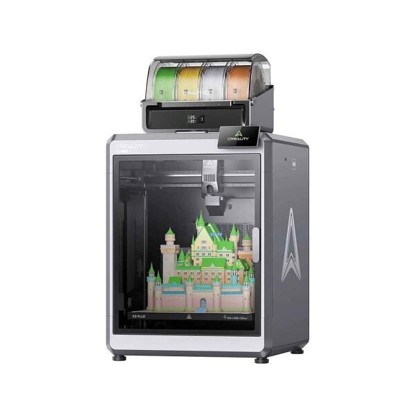 Creality K2 Plus 3D printer, compatible with all common filaments