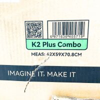 Creality K2 Plus 3D printer, compatible with all common filaments