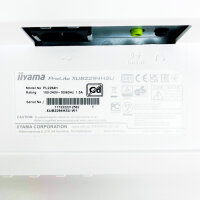 iiyama ProLite XUB2294HSU-W1 LED-LCD-Monitor, Weiß, 100–240 V, 50/60 Hz, 1,5 A, PL2294H