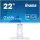iiyama ProLite XUB2294HSU-W1 LED-LCD-Monitor, Weiß, 100–240 V, 50/60 Hz, 1,5 A, PL2294H