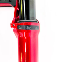 SRAM RockShox Lyrik Ultimate E1 MTB-Federgabel, 29 Zoll, 150 mm, Electric Red Gloss