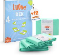 LillOne anti-odor refill films, 4 × 12 m, Korbell...