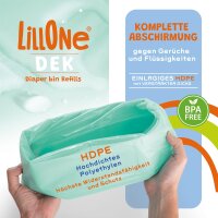 LillOne anti-odor refill films, 4 × 12 m, Korbell Classic 16 L and Litter Champ