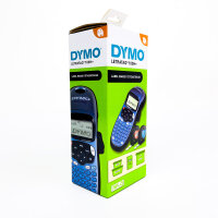 Dymo LT-100H Beschriftungsgerät – Tragbarer Etikettendrucker mit ABC-Tastatur, Papier- & Kunststoffetiketten, Büro & Zuhause
