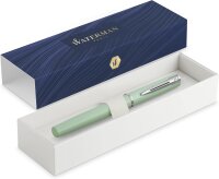 Waterman Allure Füller 2105302 Pastellgrün matt Chromdetails feine Edelstahlfeder