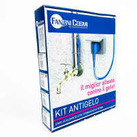 Fantini Cosmi K10C6 KIT Frostschutz-Heizkabel, 6m, mit Thermostat und Schuko-Stecker