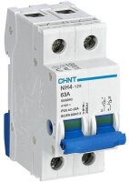 Chint NH4-125 load break switch, 63 A, 2-pole, IP20...