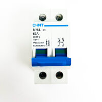 Chint NH4-125 Lasttrennschalter, 63 A, 2-polig, IP20 AC-22A, 415V