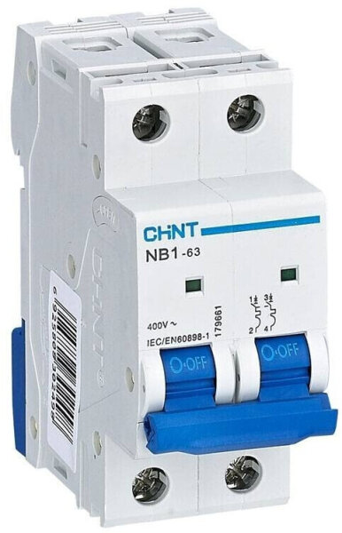 CHINT NB1-63 circuit breaker, 2-pole, 40 A, 400 V
