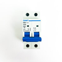 CHINT NB1-63 circuit breaker, 2-pole, 40 A, 400 V