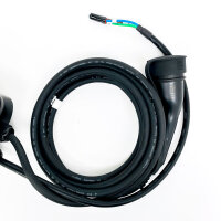 WOUEJ-W3 Wallbox EV-Ladestation 32A Type 2, 7 kW, 5 m Kabel, LCD, RFID, App WiFi/BT, IP66, CE/TÜV, All EVs