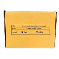 WOUEJ-W3 Wallbox EV-Ladestation 32A Type 2, 7 kW, 5 m Kabel, LCD, RFID, App WiFi/BT, IP66, CE/TÜV, All EVs
