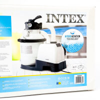 Intex 26644 Krystal Clear sand filter system, 4,500 L/h, for pools with approx. 29,100 L water capacity