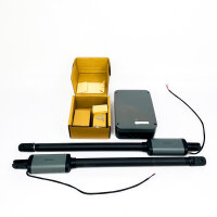 Avidsen STYRKA 310 telescopic swing gate operator, 24 V, 2-leaf, up to 5 m/300 kg, 2 remote controls