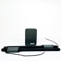 Avidsen STYRKA 310 telescopic swing gate operator, 24 V, 2-leaf, up to 5 m/300 kg, 2 remote controls