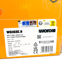 WORX WG163E.9 2-in-1 Akku-Rasentrimmer und Kantenschneider, 20 V, ohne Akku und Ladegerät
