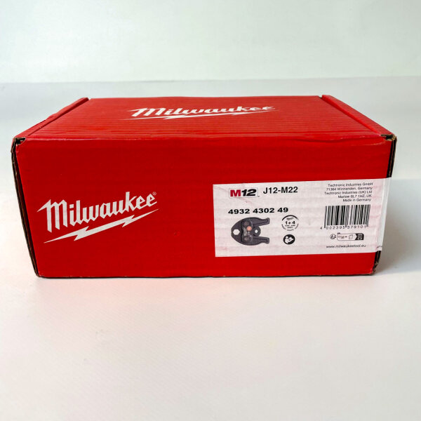 Milwaukee M12 J12-M22 Press Jaw, 4932430249