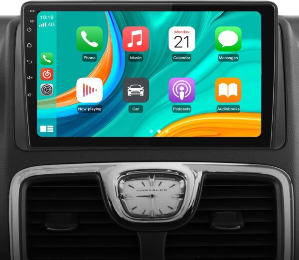 Junsun XT514 EU, Car radio with navigation system, 10 inch, 4 GB + 64 GB, Black, XT89