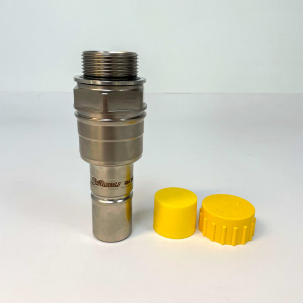Staubli RMI25.7156/JV quick-release coupling plug, male thread, R33950300