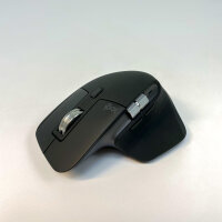 Logitech MX Master 3S kabellose Maus – ultraschnelles Scrollen, 8K DPI, Tracking auf Glas, USB-C, Bluetooth, Windows/Linux/Chrome – Dunkelgrau