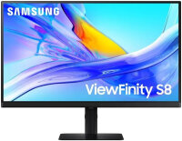 Samsung ViewFinity S8, S27D800UAU Monitor, 27 Zoll, 4K UHD, IPS, 5ms, HDMI, DisplayPort, USB-Hub, LAN