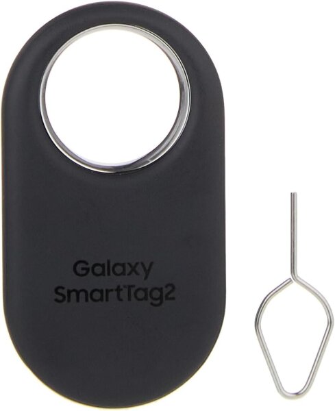 Samsung Galaxy SmartTag2, Bluetooth Tracker, Anti-Loss Tag, Black, EI-T5600