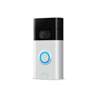 Ring G9E32B0843940F0F Rechargeable Battery-Powered Video Doorbell Silver/Black