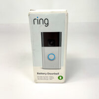 Ring G9E32B0843940F0F Rechargeable Battery-Powered Video Doorbell Silver/Black
