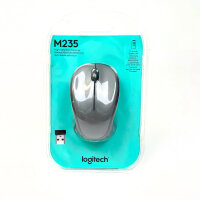 Logitech 96101321 Wireless Optical Mouse, 3 Buttons, 1000 dpi, Grey