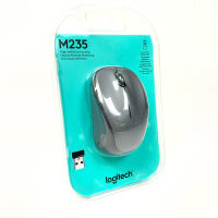 Logitech 96101321 Wireless Optical Mouse, 3 Buttons, 1000 dpi, Grey