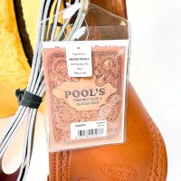 Pool’s Reiner Regular 1010 Western saddle, leather, 15.5 inch, cognac, SE00061