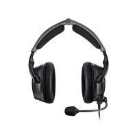 Bose A30 Aviation-Headset mit Bluetooth, einstellbare ANR-Geräuschunterdrückung, leichtes Komfortdesign, Schwarz